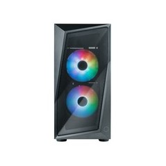 Cooler Master CMP 320 Trn Micro-ATX Case - Sleek Black Design, No Power Supply Included - Enhance Your Build!